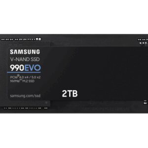Disco duro interno solido ssd samsung mz - v9e2t0bw 990 evo ssd 2tb nvme 2.0