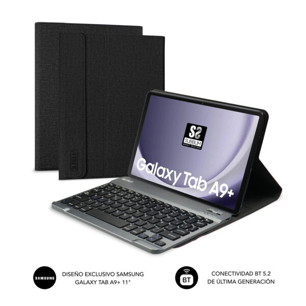 Funda + teclado subblim keytab pro para tablet samsung a9+ 11 pulgadas - Imagen 2