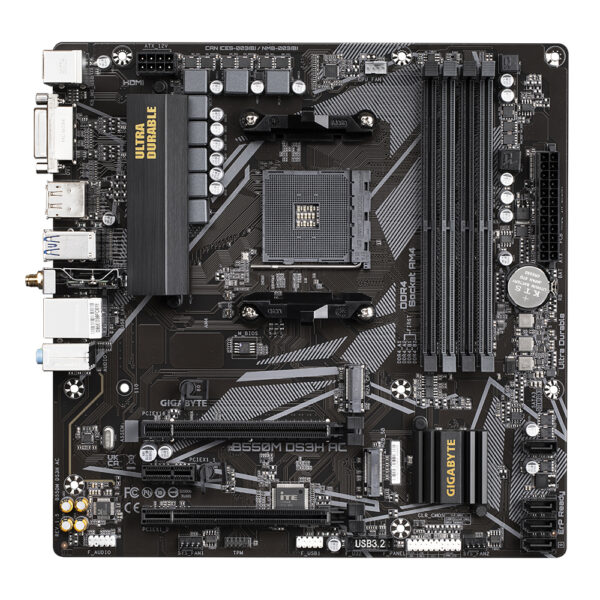 Placa base gigabyte am4 b550m ds3h ac ddr4 - Imagen 3