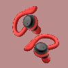 Auriculares deportivos spartan bluetooth 5.3 manos libres accesorios intercambiables detalles en rojo - Imagen 2