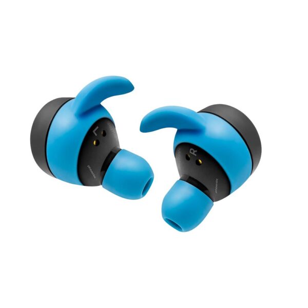 Auriculares deportivos phoenix spartan bluetooth 5.3 manos libres accesorios intercambiables detalles en azul - Imagen 3