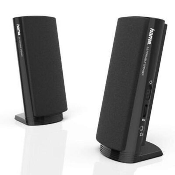 Altavoces pc hama e 80 negro - Imagen 2