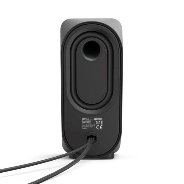 Altavoces pc hama sonic ls206 negro - Imagen 2