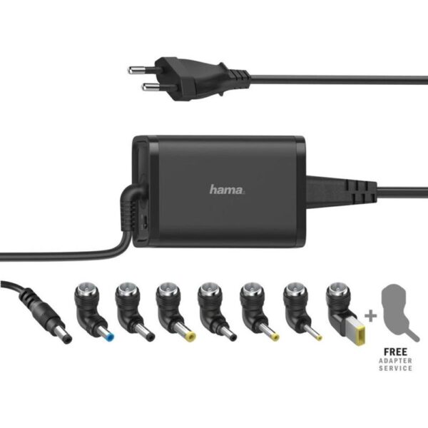 Fuente de alimentacion universal hama para portatil 65w