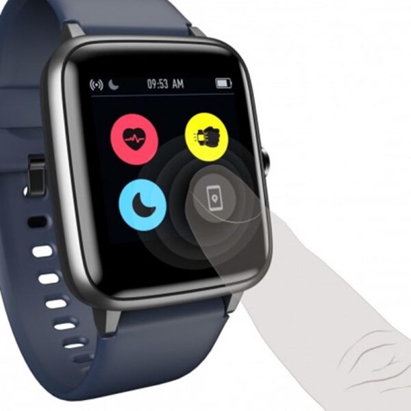 Smartwatch hama fit watch 4900 azul - negra - Imagen 2