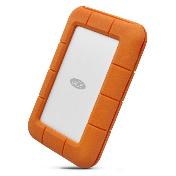 Rugged usb - c disco duro externo 5 tb gris - amarillo - Imagen 2
