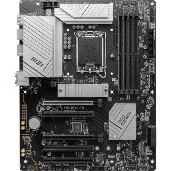 Placa base msi 1700 pro b760 - p ii ddr5 atx - Imagen 2