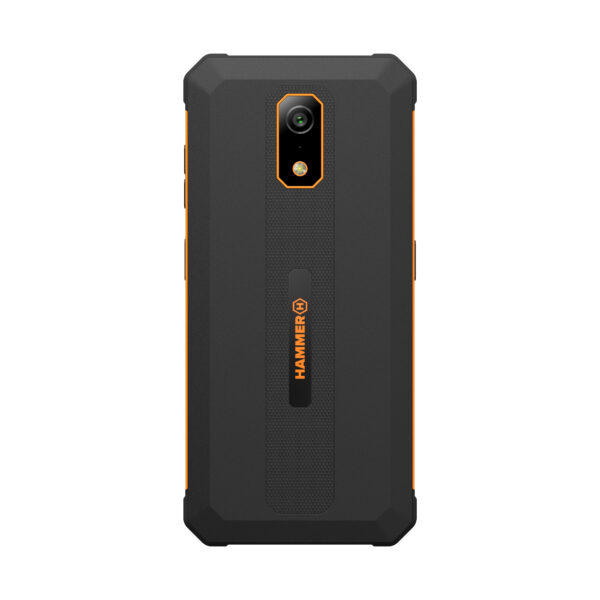 Movil hammer iron va 4gb - 64gb - negro y naranja - Imagen 2