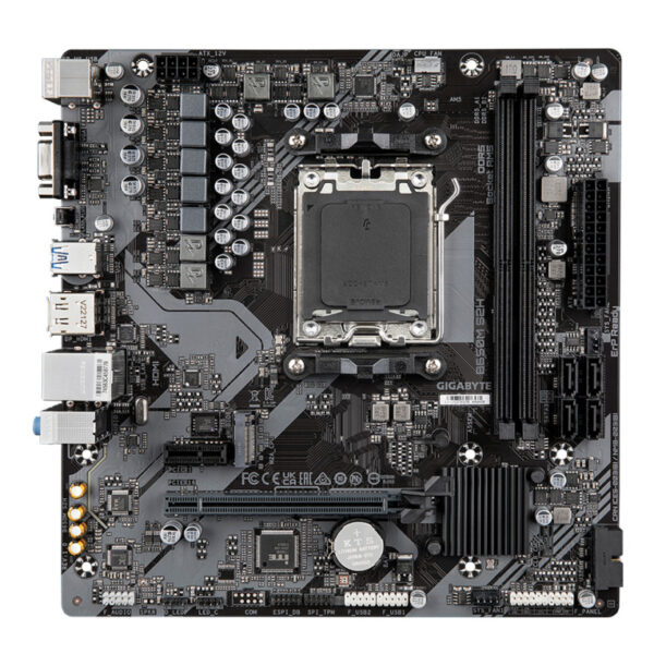 Placa base gigabyte b650m s2h 1.1 am5 matx 2xddr5 - Imagen 2