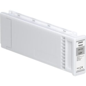 Cartucho tinta epson t800000 ultrachrome pro light gray 700ml