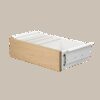 Cajon phoenix para escritorio artisan combinación blanco y madera natural - Imagen 2