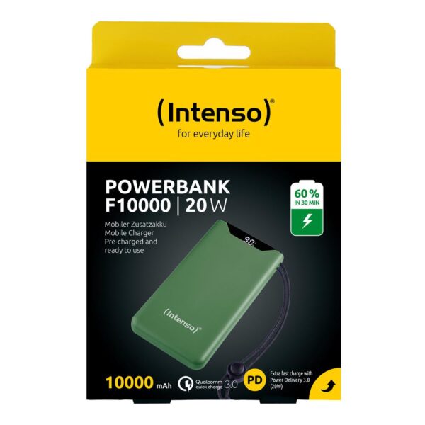 Powerbank intenso f10000 verde 10000 mah - Imagen 3