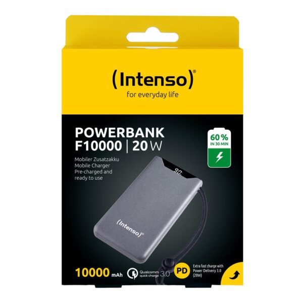 Powerbank intenso f10000 gris 10000 mah - Imagen 3