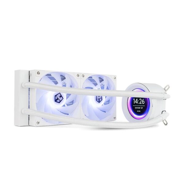 Kit refrigeracion liquida nox hummer x - 240 lcd 240mm blanco - Imagen 2
