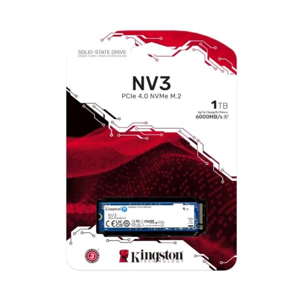Disco duro interno ssd kingston nv3 1tb m.2 nvme pcie 4.0 - Imagen 3