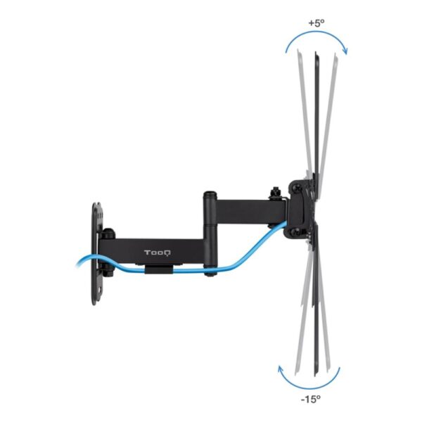 Soporte pared tv tooq vesa hasta 55 pulgadas 400x400mm max 25kg articulado - Imagen 2