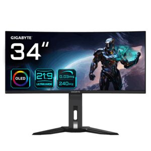Monitor gaming gigabyte mo34wqc2 34 pulgadas 3440x1440 va 2k