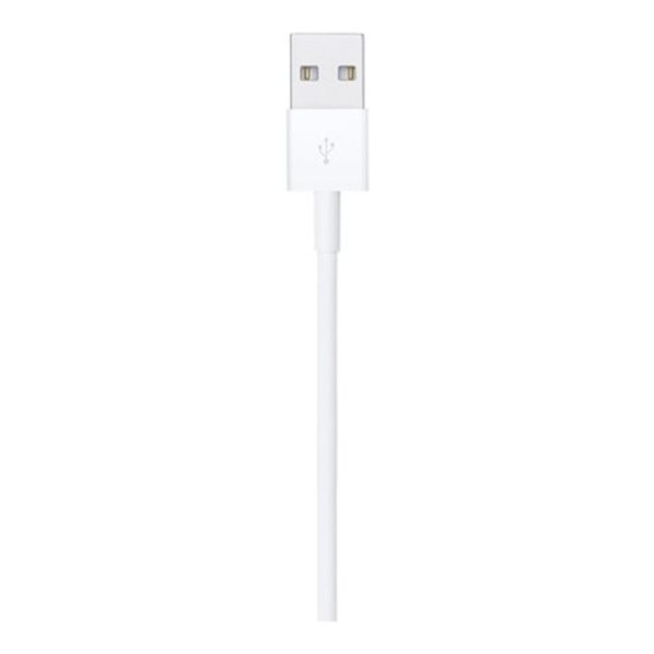 Cable lightning a usb tipo a apple 1m -  macho - macho -  blanco - Imagen 2