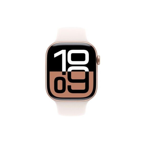 Smartwatch apple watch series 10 gps 46mm rose gold case light blush sport band s - m - Imagen 2