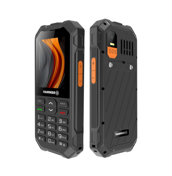Telefono movil rugerizado hammer 6 2.4 pulgadas - 4g - negro - Imagen 2