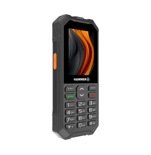 Telefono movil rugerizado hammer 6 2.4 pulgadas - 4g - negro - Imagen 3
