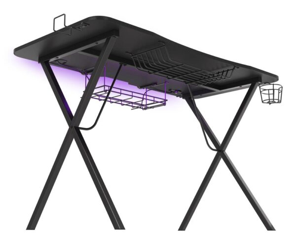 Mesa gaming genesis holm 300 rgb negro - Imagen 3