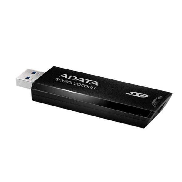 Disco duro externo ssd adata sc610 2tb usb 3.2 negro - Imagen 2