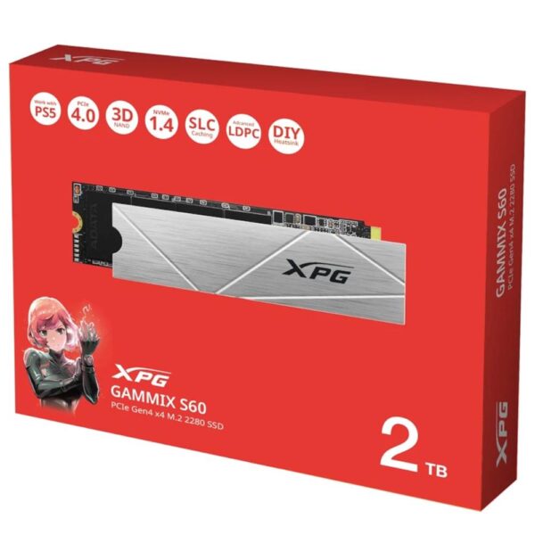 Disco duro interno solido ssd adata xpg gammix s60 2tb pci express - Imagen 3