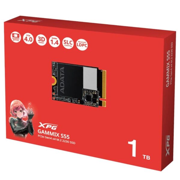 Disco duro interno solido ssd adata xpg gammix s55 1tb m.2 2230 - Imagen 3