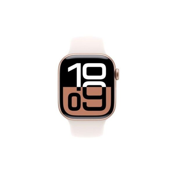 Smartwatch apple watch series 10 gps 42mm rose gold case light blush sport band s - m - Imagen 2