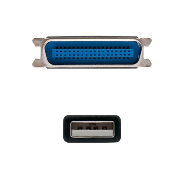 Conversor nanocable usb a paralelo impresora - tipo a - m - cn36(ieee1284) - m - negro - 1.5m - Imagen 2