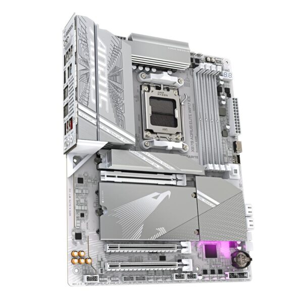 Placa base gigabyte x870 aorus elite wifi7 ice g10 am5 atx -  4x ddr5 -  4x sata3 - Imagen 3