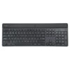 Teclado inalambrico targus akb868es ecosmart solar keyboard antimicrobiano bluetooth full size usb - c negro - Imagen 2
