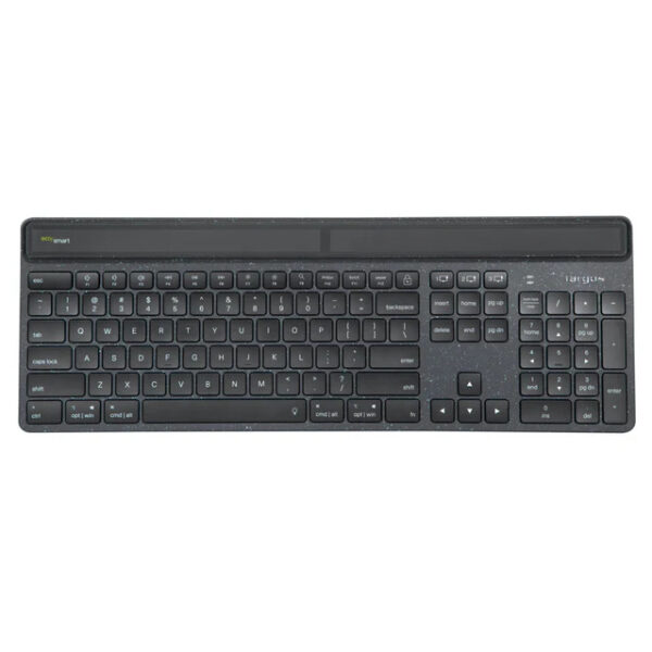 Teclado inalambrico targus akb868es ecosmart solar keyboard antimicrobiano bluetooth full size usb - c negro - Imagen 2