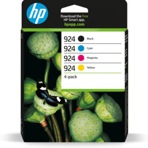 Pack cartucho hp 924 4 colores cmyk