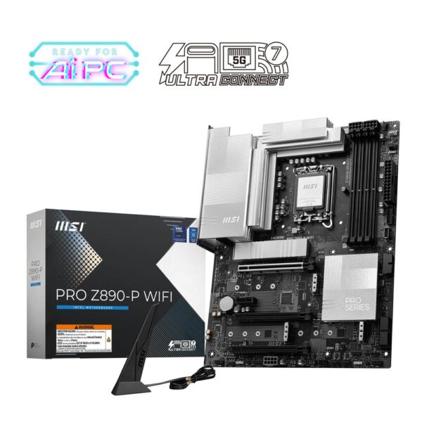 Placa base msi pro z890 - p lga 1851 wifi atx 4xddr5 - Imagen 2