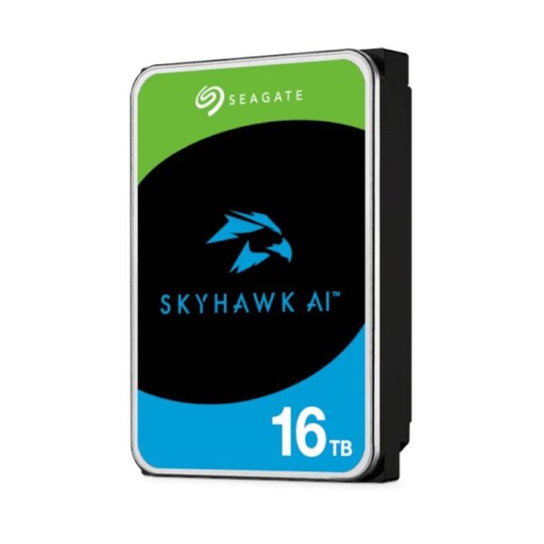 Disco duro interno hdd seagate skyhawk ai st16000ve004 16tb 3.5 pulgadas 256mb sata 6gb - s - Imagen 2