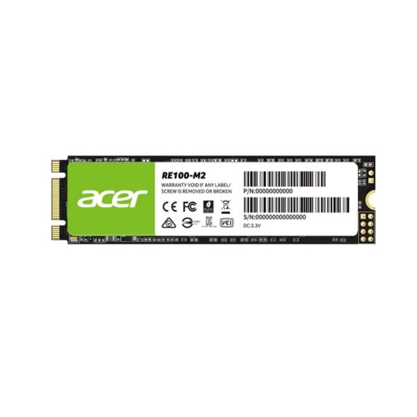 Disco duro interno ssd acer re100 256gb m.2 sata3