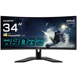 Monitor gaming gigabyte g34wqcp 34 pulgadas 3440x1440 va 1500r