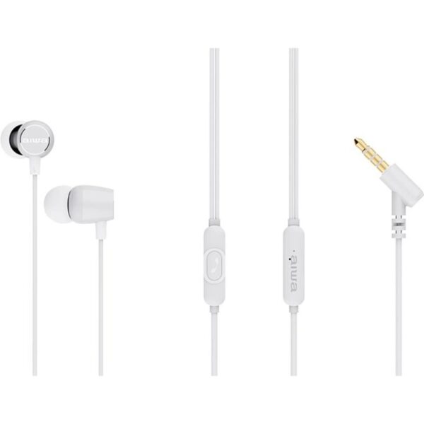 Auricular aiwa estm - 30wt jack 3.5mm blanco - Imagen 2