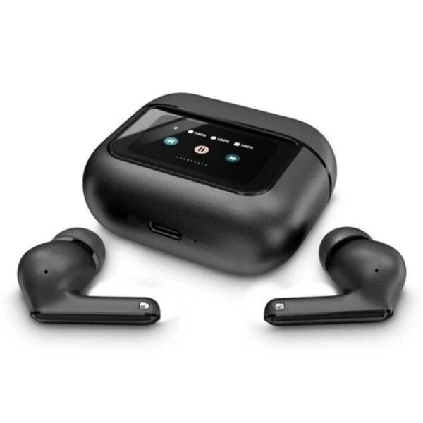 Auriculares energy sistem display anc inalambrico negro - Imagen 2