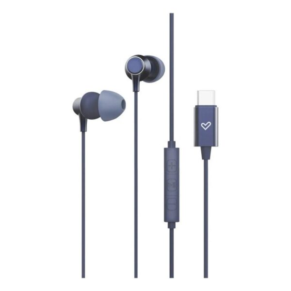 Auriculares energy sistem metallized usb tipo c azul - Imagen 2