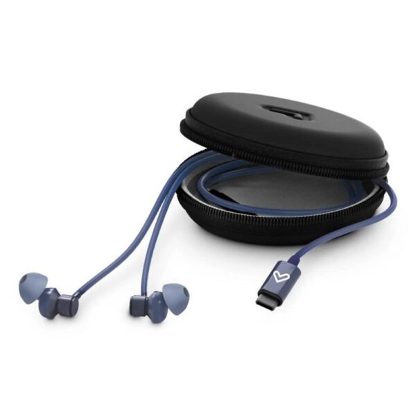 Auriculares energy sistem metallized usb tipo c azul - Imagen 3