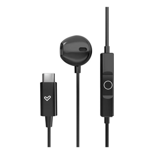 Auriculares energy sistem easypods usb tipo c negro - Imagen 3