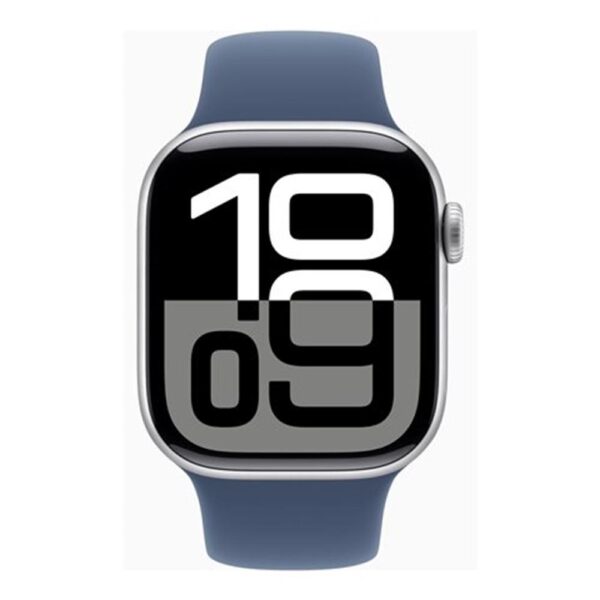 Smartwatch apple watch series 10 gps 42mm silver case denim sport band m - l - Imagen 2