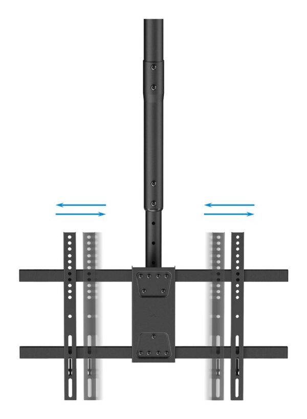 Soporte techo doble tooq vesa hasta 86 pulgadas 600x400mm max 50kg - pantalla - Imagen 3