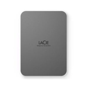 Disco duro externo lacie mobile secure 2tb 2.5 pulgadas usb tipo c gris