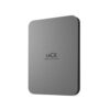 Disco duro externo lacie mobile secure 2tb 2.5 pulgadas usb tipo c gris - Imagen 2