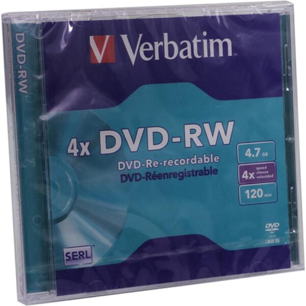Verbatim dvd - rw 4.7gb 4x tarrina 5 unidades advanced serl - Imagen 2