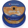 Verbatim dvd - r 4.7gb 16x tarrina 50 unidades advanced azo